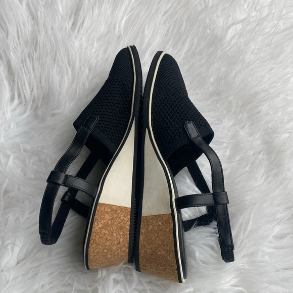 VANELi Womens Grace Round Toe Slip On Wedge Sandals Size 7M - Picture 3 of 5